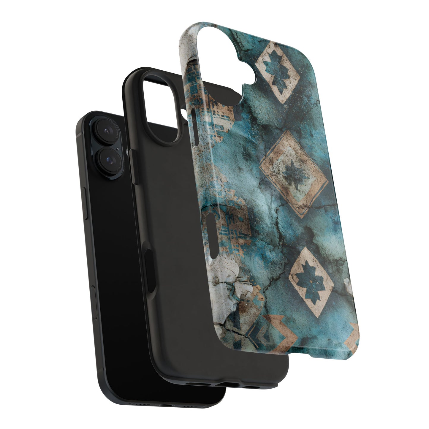 Rustic Tile Tough Phone Case