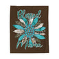 Blessed Mama Velveteen Plush Blanket