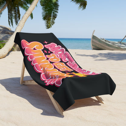 Most Likely to Get Sunburn Beach Towel
