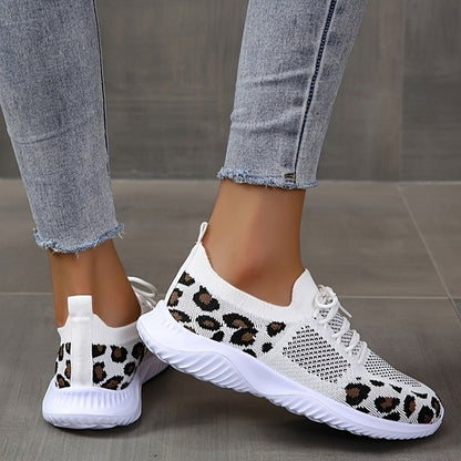 Leopard Print Lace-up