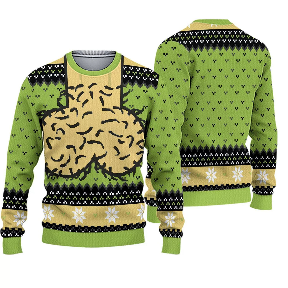 Funny Ugly Christmas Sweater  Festive Holiday Graphic Pullover