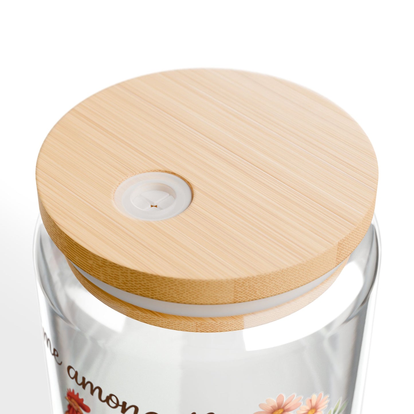 Chicken Farm Sipper Glass 16oz