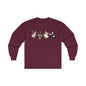 Baseball Players Lineup Long Sleeve Tee