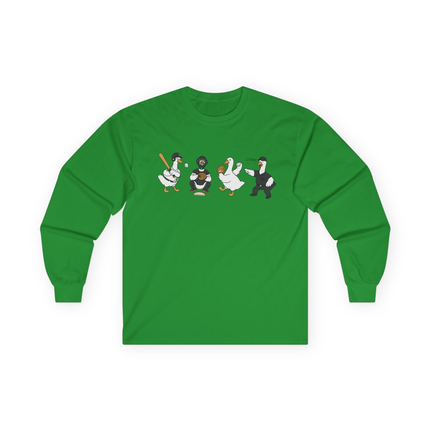 Baseball Players Lineup Long Sleeve Tee