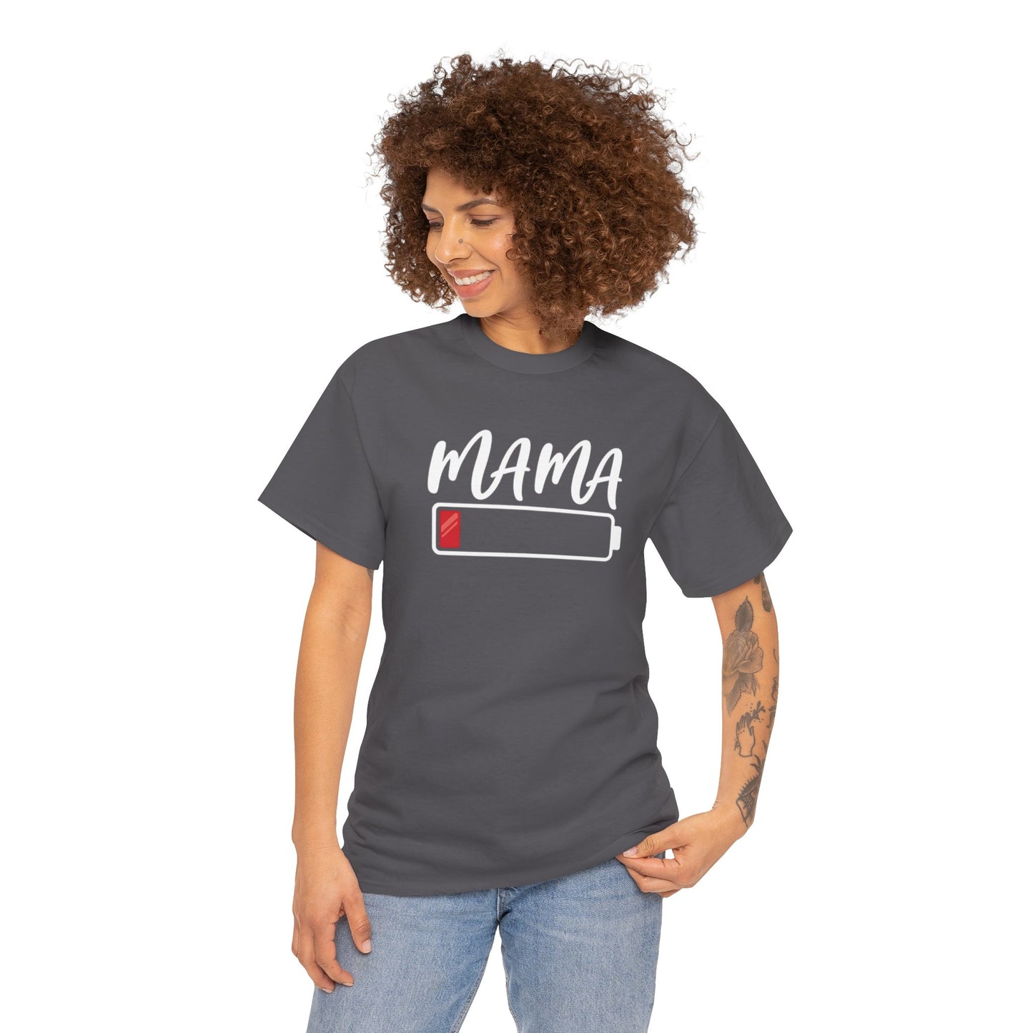 Mama Low Battery T-Shirt