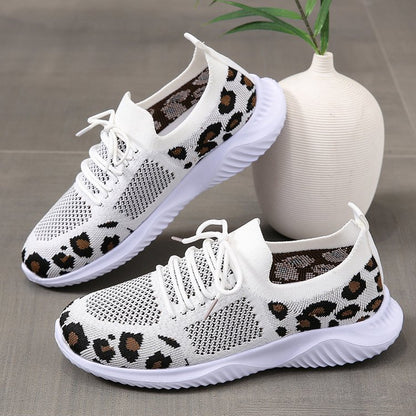 Leopard Print Lace-up