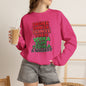 Dasher Dancer Prancer Vixen Holiday Christmas Crewneck Sweatshirt
