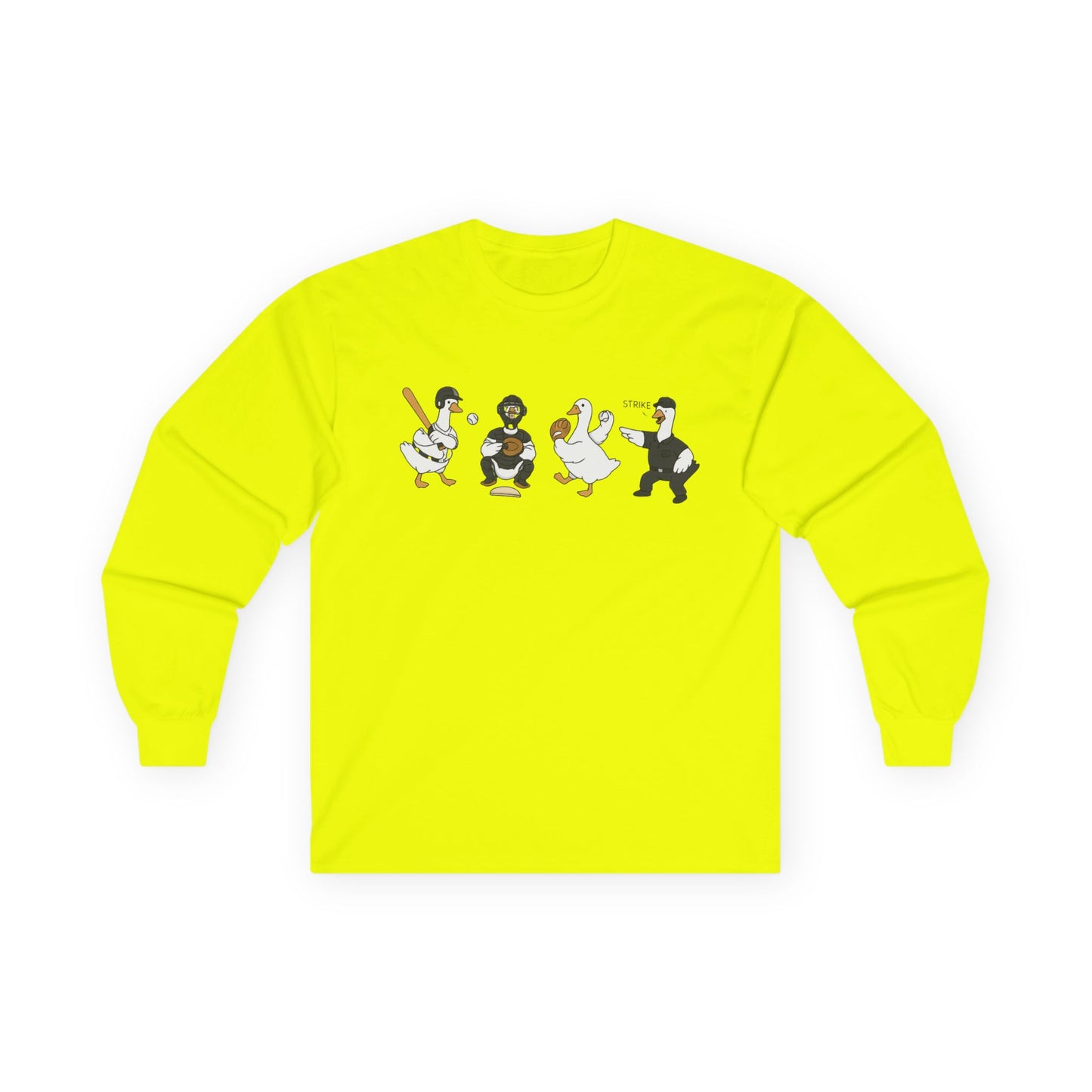 Baseball Players Lineup Long Sleeve Tee