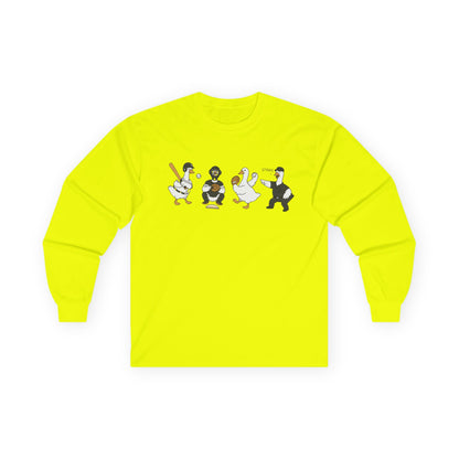 Baseball Players Lineup Long Sleeve Tee