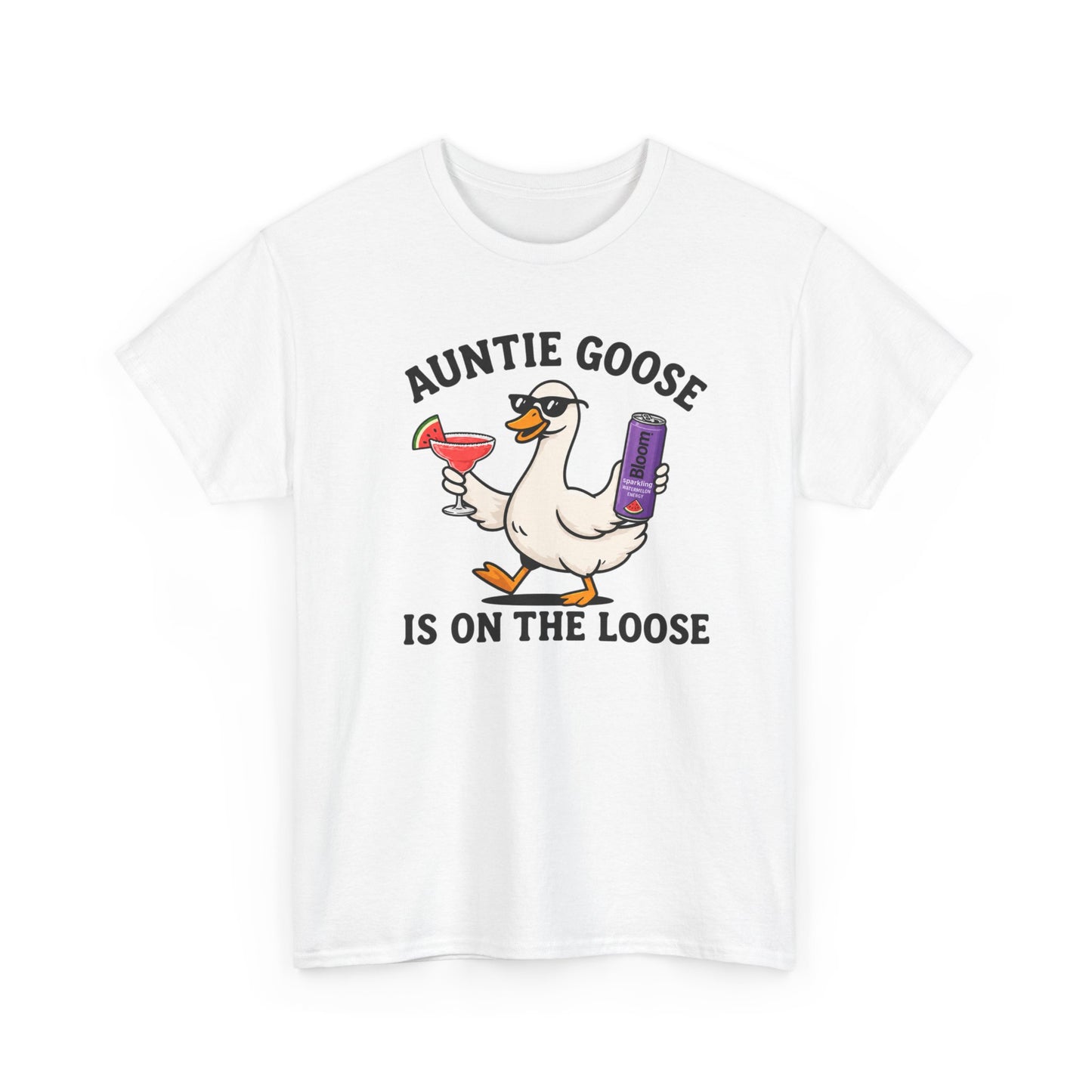 Auntie Goose Is On The Loose Tee - Funny Aunt Shirt for Parties & Gifts