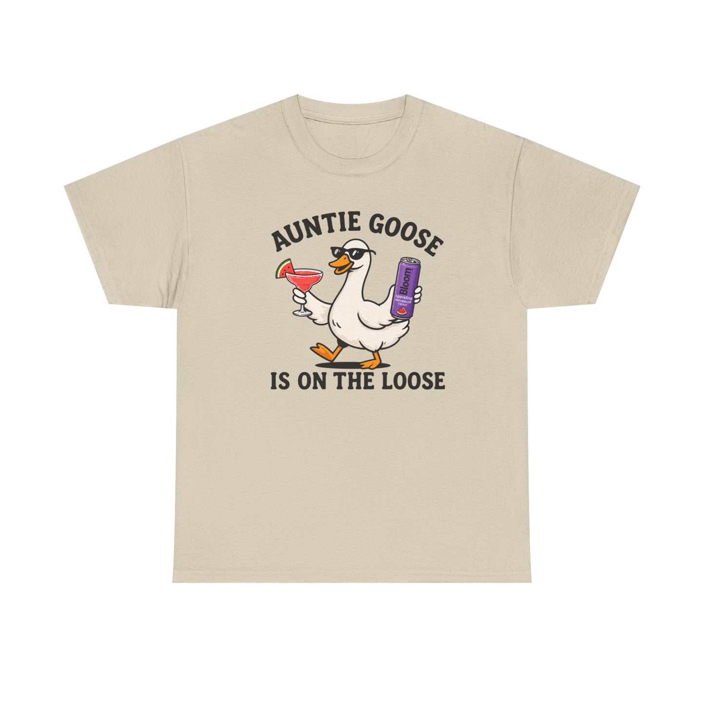 Auntie Goose Is On The Loose Tee - Funny Aunt Shirt for Parties & Gifts