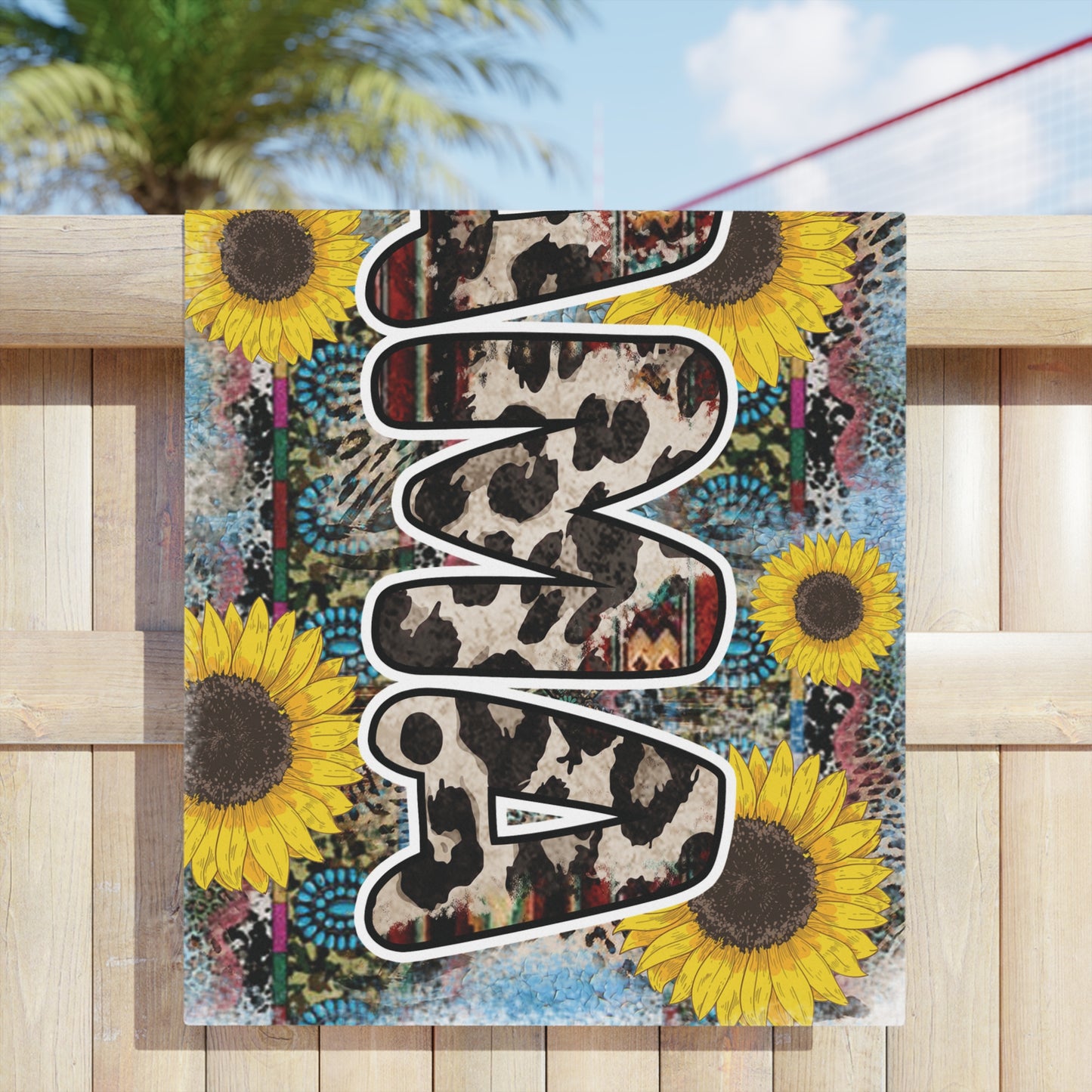 Good Moms Say Bad Words Large30x60 beach towel