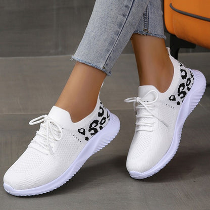 Leopard Print Lace-up