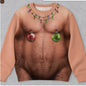 Funny Ugly Christmas Sweater  Festive Holiday Graphic Pullover