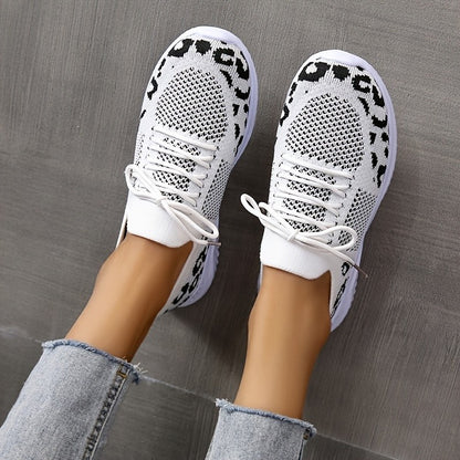Leopard Print Lace-up