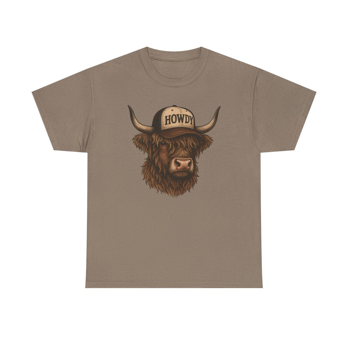 Howdy Highland Cow Tee