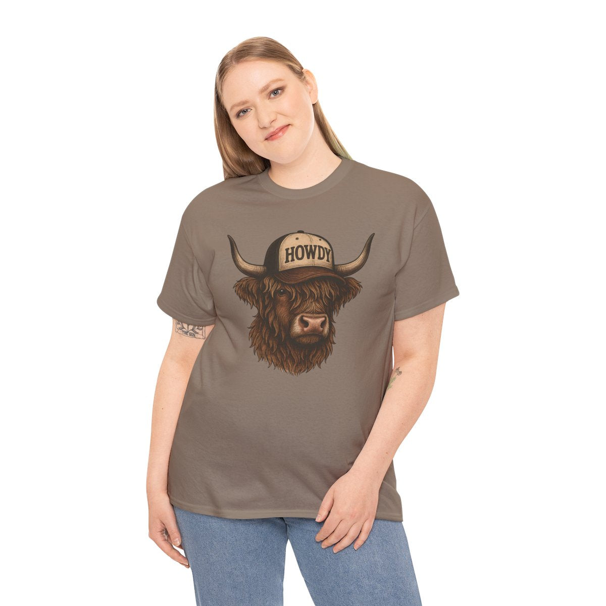 Howdy Highland Cow Tee